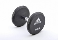 гантель обрезиненная 20 кг adidas adwt-10324