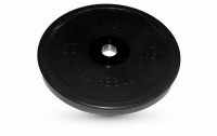 диск олимпийский d51мм евро-классик mb barbell mb-pltbe 20 кг черный