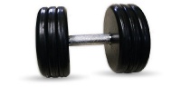 гантель классик с вращающейся ручкой хром 25 кг mb barbell mb-fdbem-b25