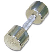 гантель хромированная mb barbell, 8 кг