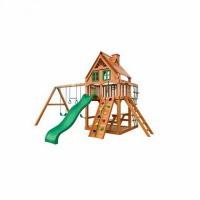 деревянная детская площадка для дачи igragrad шато (домик)