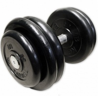 гантель 28,5 кг mb barbell mb-fdbm-b28,5