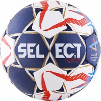 мяч гандбольный select ultimate replica ehf junior (р.2) тренировочный, т.син/бел/крас/гол.
