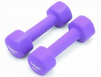 гантели неопреновые 2 кг body gym db02-2