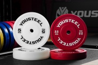 диск технический 2,5кг, пластиковый, d450мм, красный yousteel