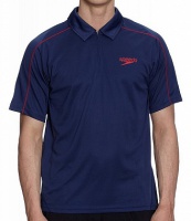 футболка-поло speedo rolle unisex technical polo shirt (102) т.синяя