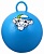 мяч-попрыгун "тигренок" gb-402, 55 см, с ручкой, синий