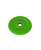 диск обрезиненный bb-201, d=26 мм, зеленый, 0,5 кг